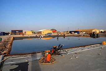 Concrete Pad - Fluor Camp Sharana, Afghanistan